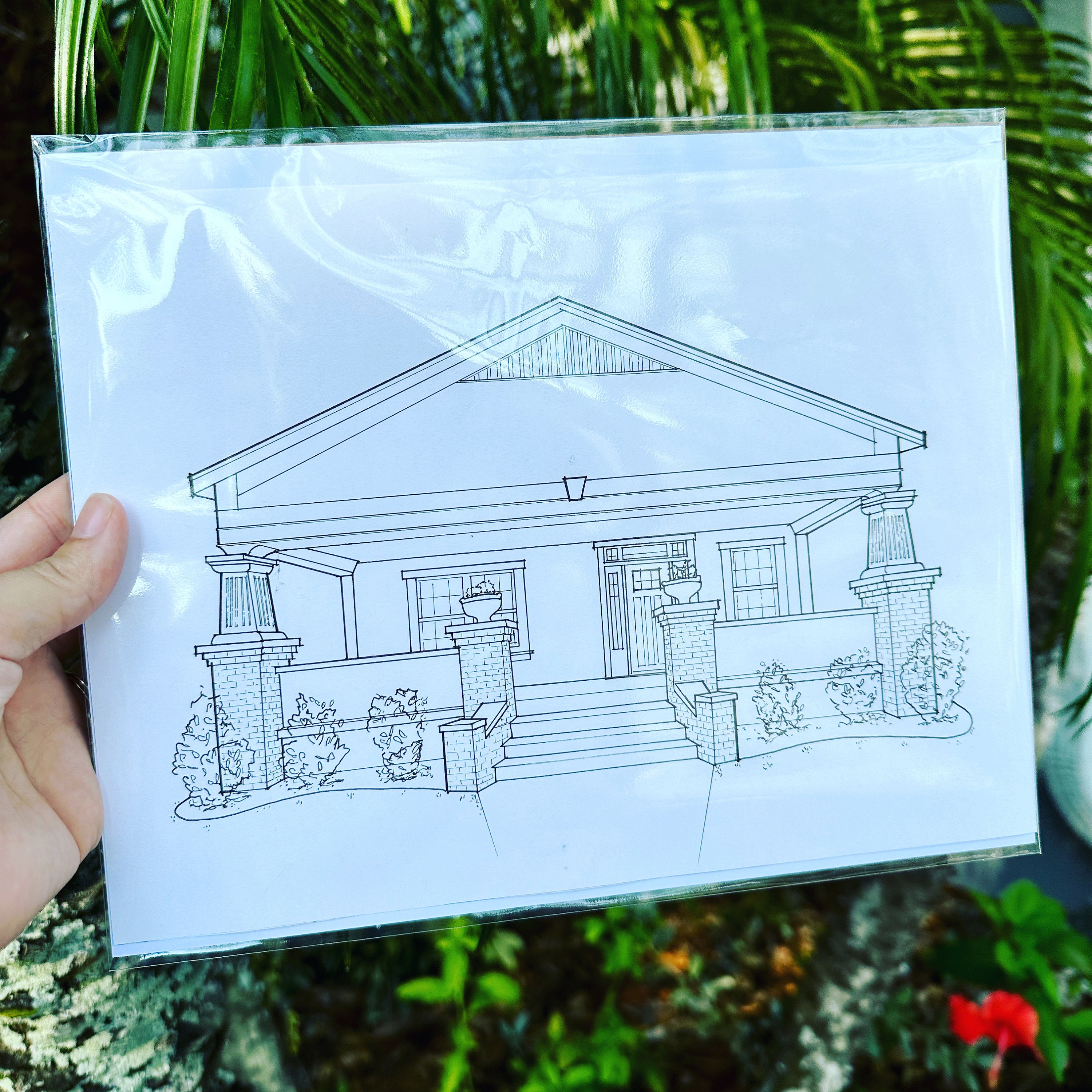 Custom House Sketch Drawing From Photo Housewarming Gift - Etsy