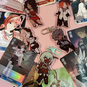 rwby acrylic charms
