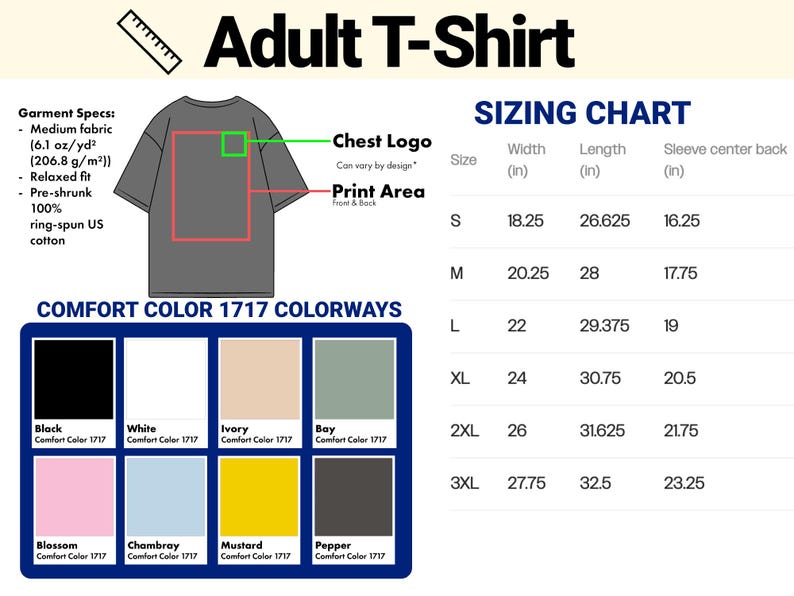 Sizing Options Retro Anime Hero T-shirt: Pizza Restaurant Style - Comfort Colors Tee ...
