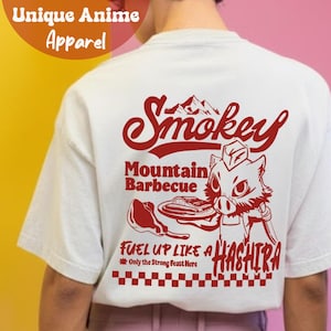 Retro Anime BBQ Shirt: Y2K Style, Comfort Colors Tee
