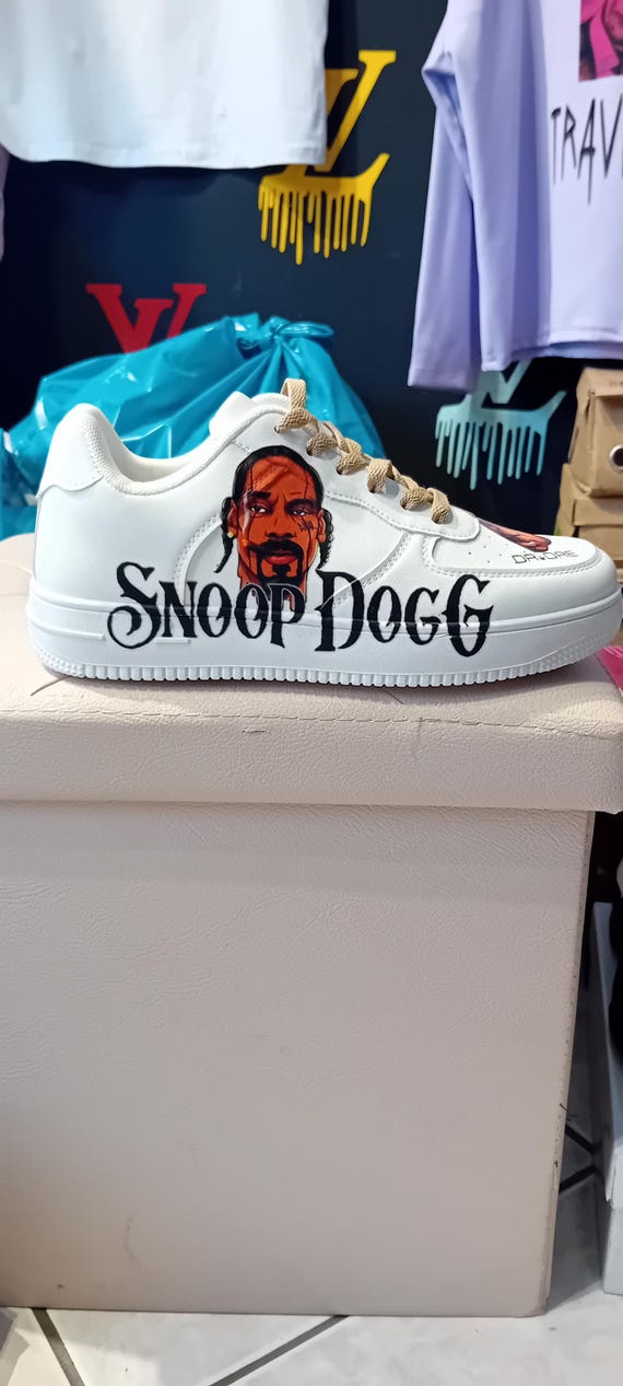 Baskets Snoop Dogg personnalisées, tailles disponibles du 25 au 45