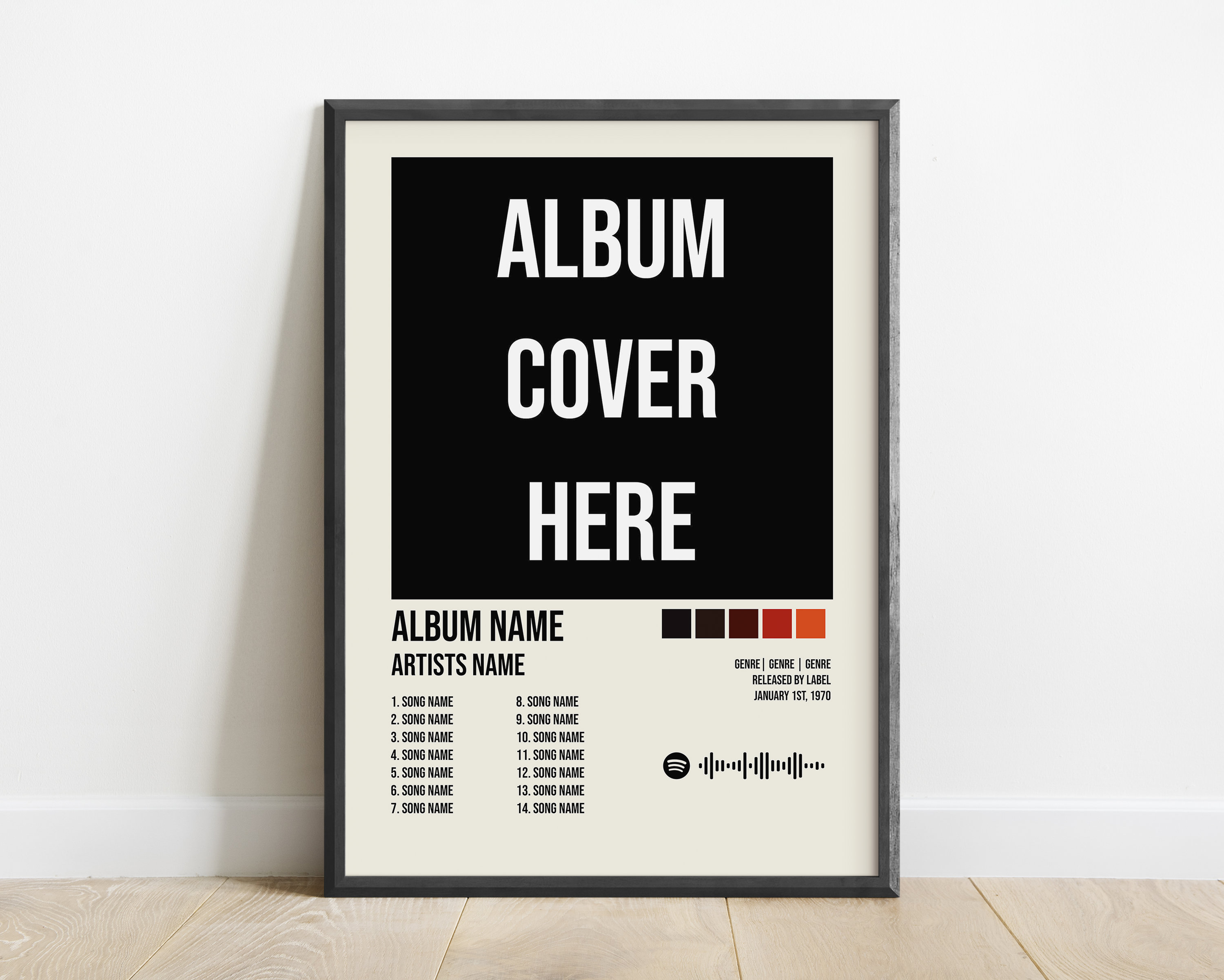 Custom Album Cover Album Cover Print Personalised Album Print sold