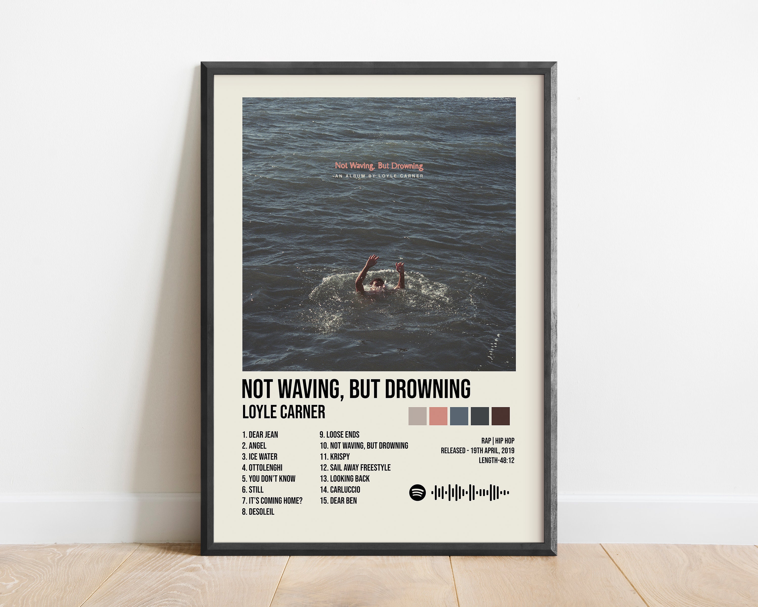 Loyle Carner Poster Not Waving - Il Fullxfull.4788460540 Kpaf