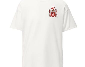 Custom Embroidered Crest Family Coat of Arms Classic T Shirt