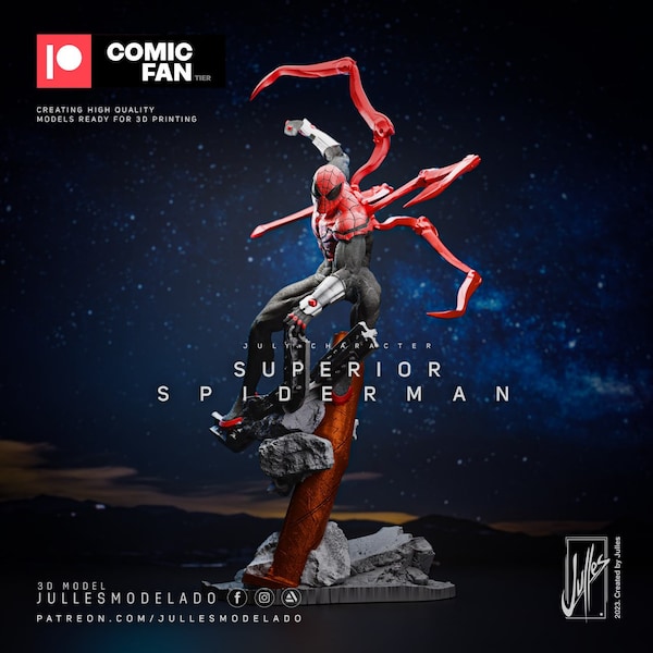 Superior Spiderman stl 3d figure