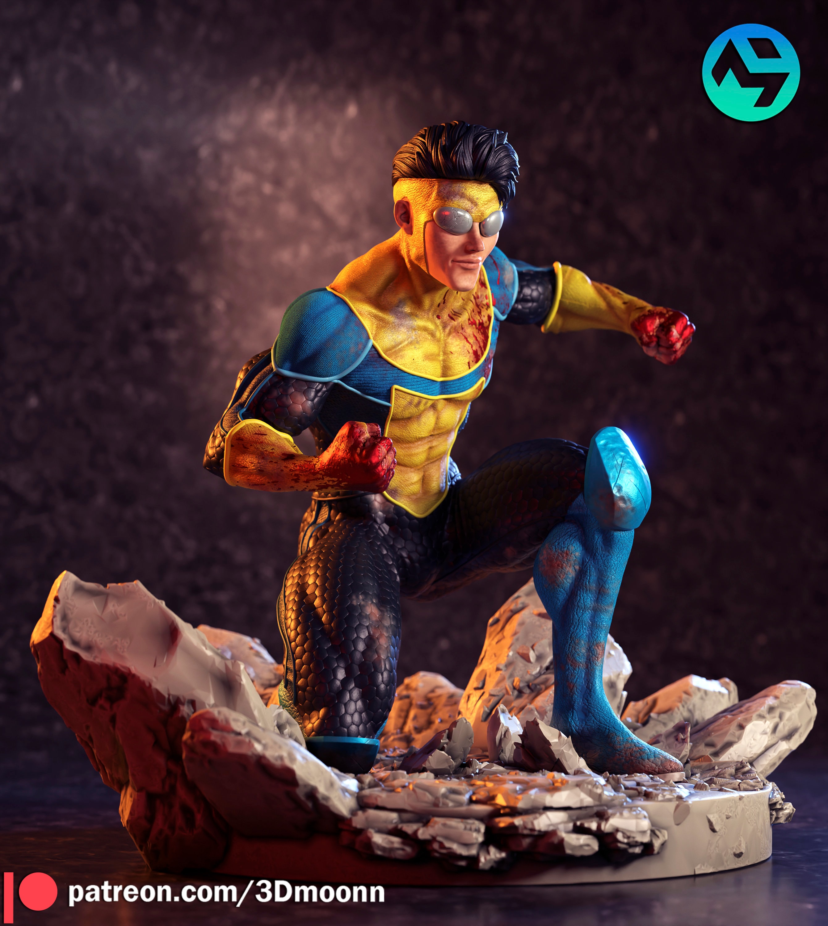 Invincible - 3D Figure - Etsy
