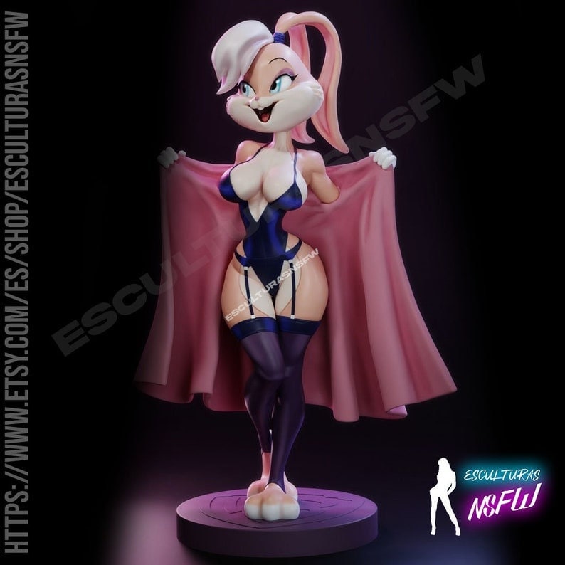 Lola Bunny -stl NSFW 3D-Figur