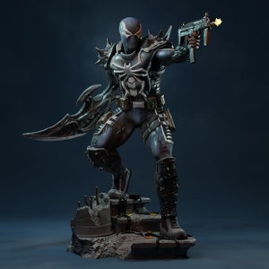 Miniature Agent Venom stl 3d figure