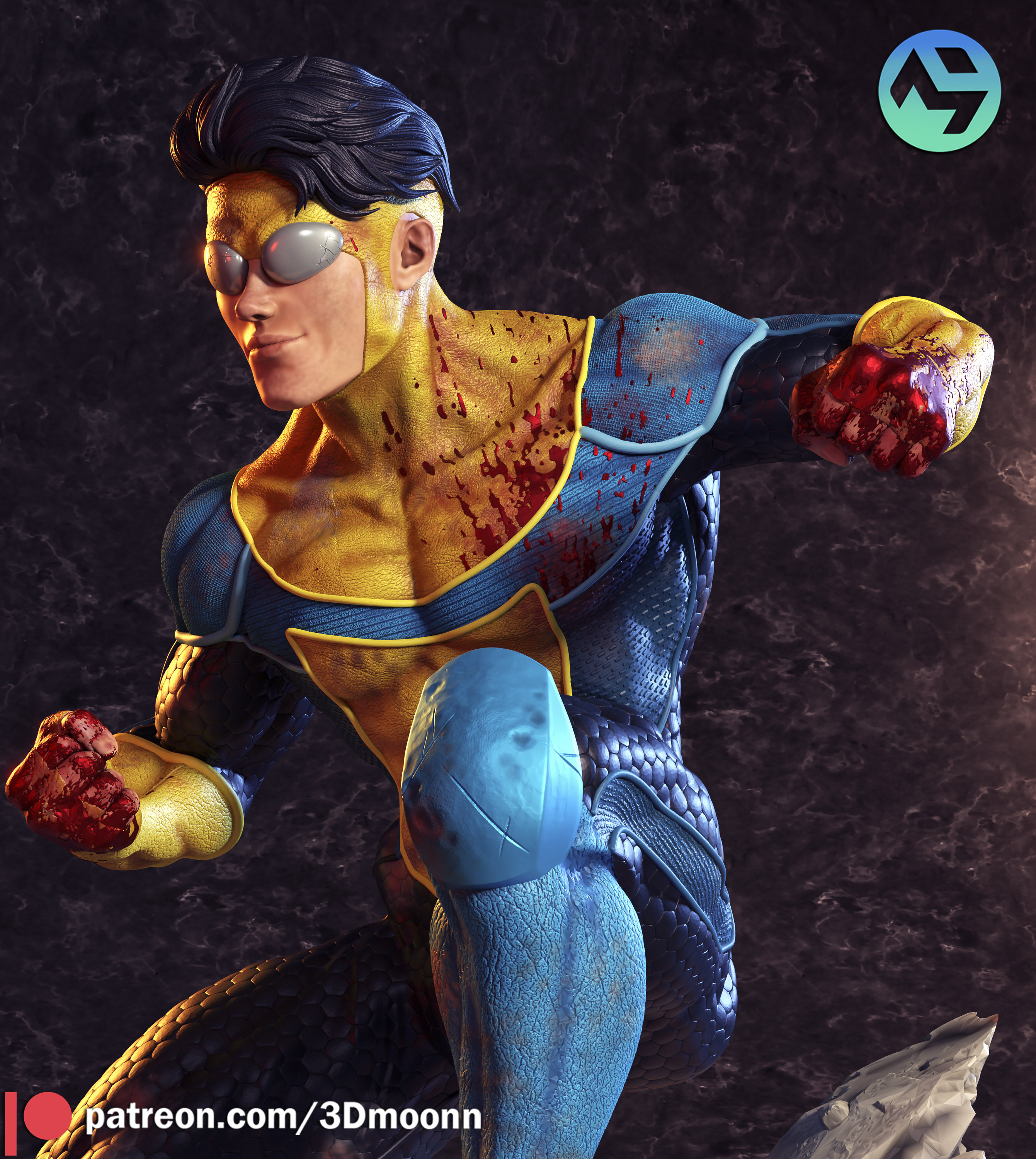 Invincible - 3D Figure - Etsy
