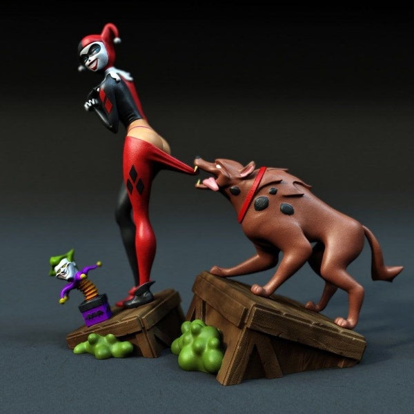 H Quinn nsfw figurine 3d