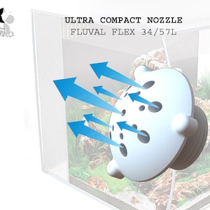 Ultra Compact Nozzle for Fluval Flex 34L / 57L fish tank
