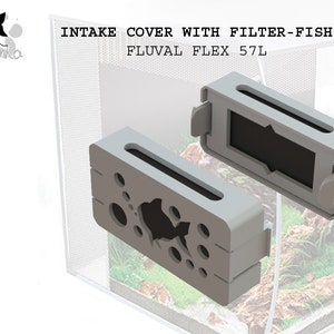 Intake Cover with Filter - Fish logo Fluval Flex 57L Fish tank