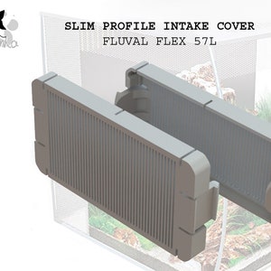 Slim Profile Intake Cover Fluval Flex 57L Fish tank