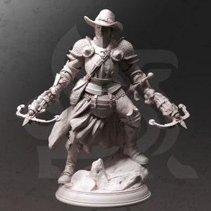Blood Hunter - Valter Brookes - 3d Printed Miniatures Sculpted by DM Stash