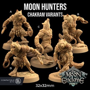 Moon Hunters - The Moon Enclave - 3d Printed Miniature by Dragon Trappers Lodge
