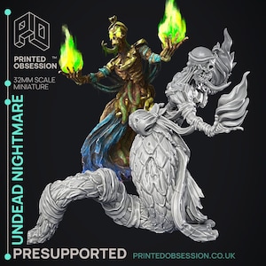 Undead Nightmare - 3d Printed Miniature by Printed Obsession