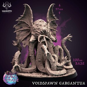 Voidspawn Gargantua - 3d printed miniatures sculpted by Mammoth Factory