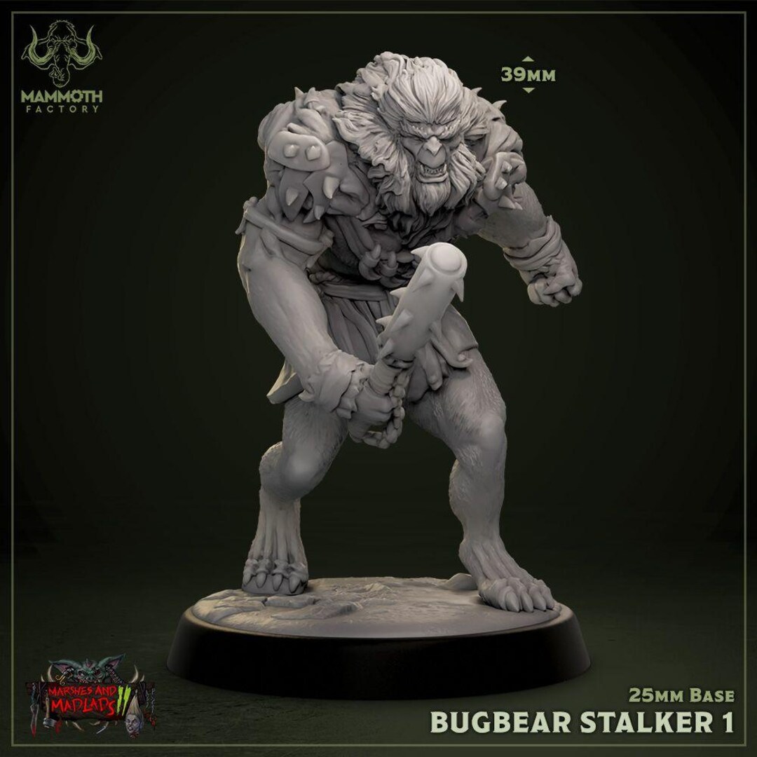 Bugbear Stalkers - 3d Printed Miniature Sculpted by Mammoth Factory - Etsy