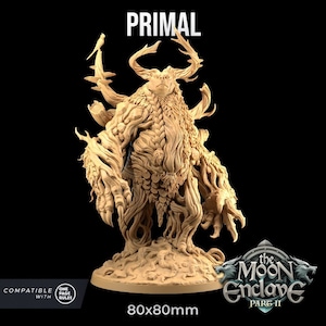 The Primal - The Moon Enclave - 3d Printed Miniature by Dragon Trappers Lodge