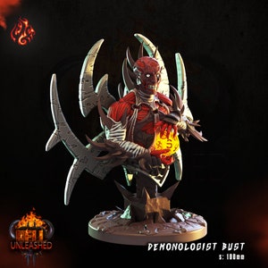 Demonologist 3d Printed Bust Sculpted by Crippled God Foundry