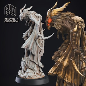 Mothman - 3d Printed Miniatures Sculpted by Printed Obsession
