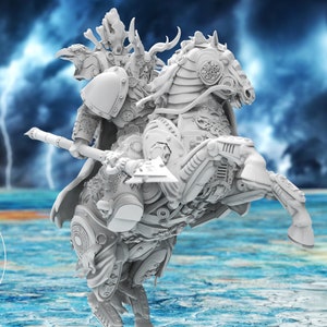 Asgardian Mounted Captain kit Sculpted by Atlan Forge