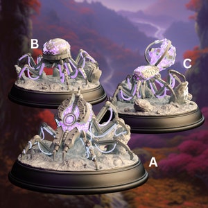Arcane Spiders - Netronids - 3d Printed Miniatures Sculpted by DM Stash
