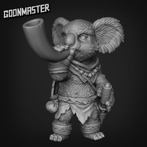 Koala Warhorn - 3d Printed Miniature by Goon Master Games