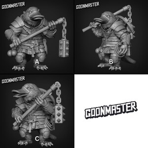 Platypus Heavy Warrior - 3d Printed Miniature by Goon Master Games