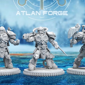 Asgardian Veterans - 5 Model Unit Sculpted by Atlan Forge