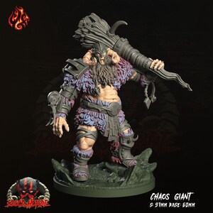 Chaos Giant - 3d Printed Miniature by Crippled God Foundry