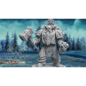 Hrungir, Asgardian Champion - Modular Unit 3d Printed Sculpted by Atlan Forge