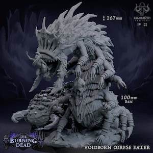 Voidborn Corpse-Eater - 3d printed miniatures sculpted by Mammoth Factory