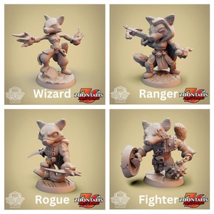 Fox Adventuring Guild - 3d Printed Miniatures Sculpted by Dice Heads