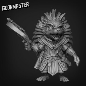 Hedgehog Arbalest - 3d Printed Miniature by Goon Master Games