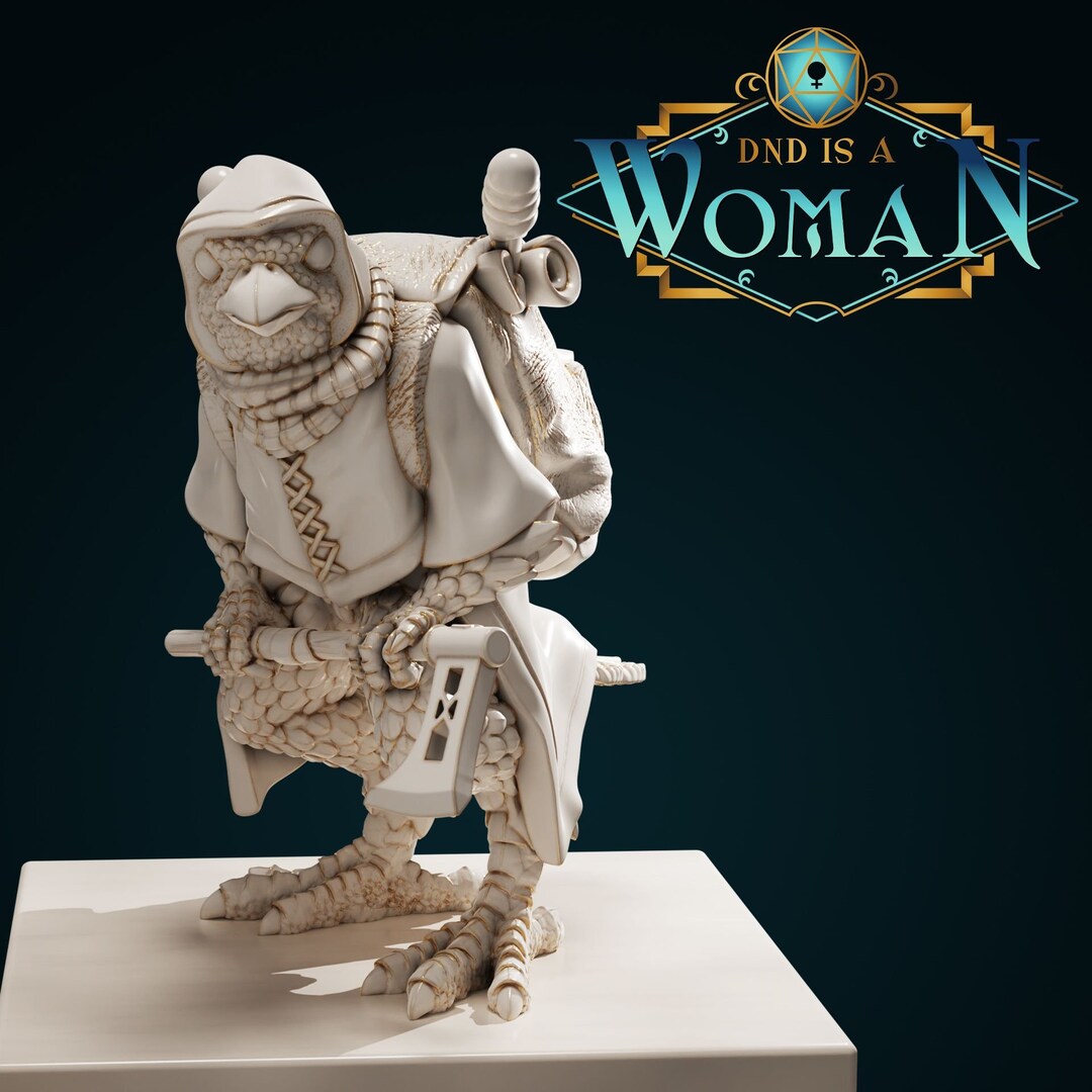 Kenku Ranger – Zhiet - 3d Printed Miniature by DND is A Woman - Etsy