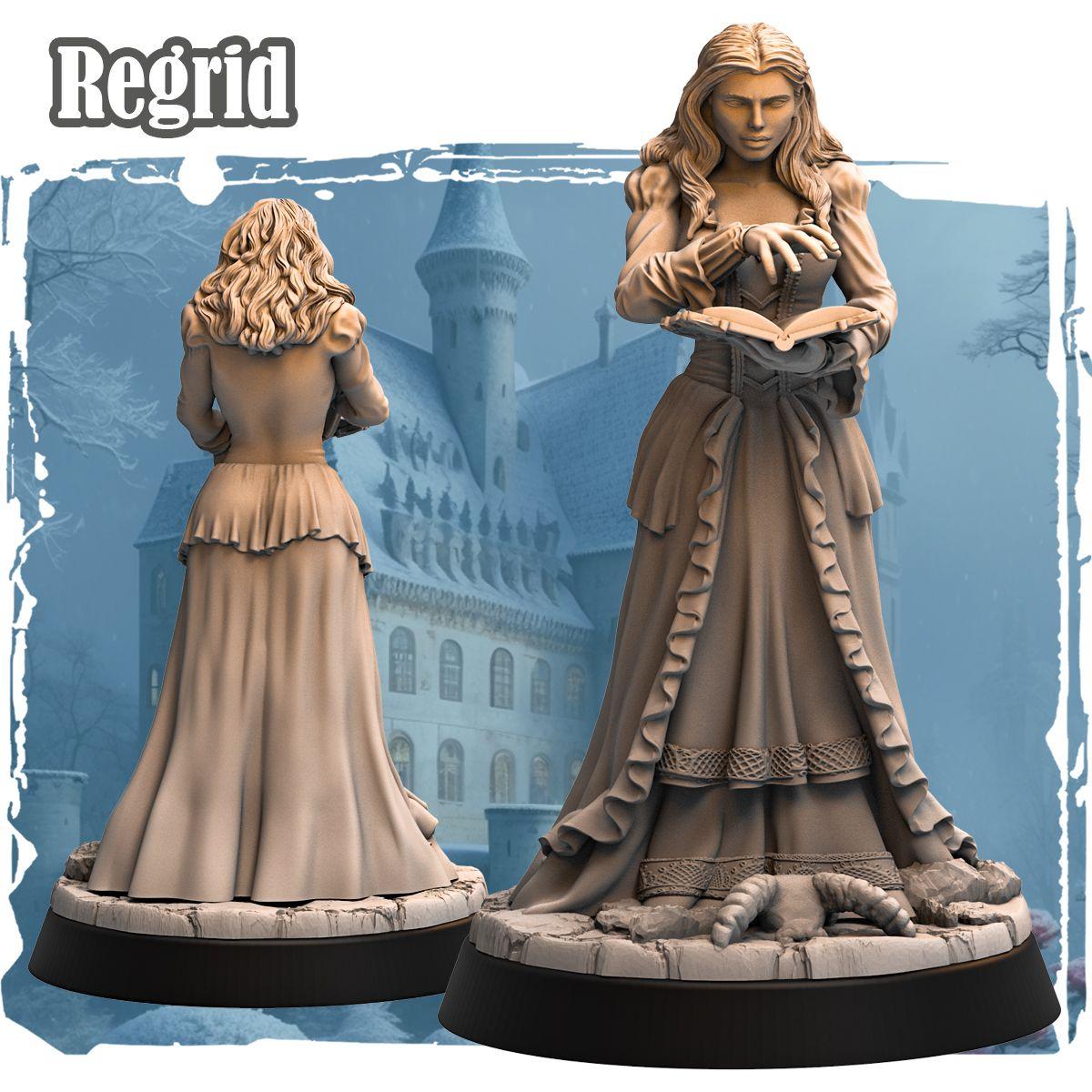 Regrid - Amazing Adventures - 3d Printed Miniature Sculpted by Haito