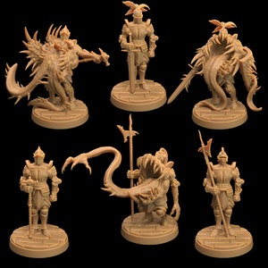 Mimic?  No! This Perfectly Normal suit of armor is definitely NOT a mimic! - 3d Printed Miniatures Sculpted by Dragon Trappers Lodge