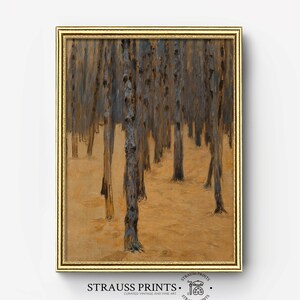 The hush of a wintry pine forest l Watercolor l Fine Art Print l Calm Aesthetic | Vintage l Wall Art l Home Decor | Printable Download
