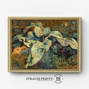 Schau nach unten! Fragile Wildpflanzen unter den Füßen! | Öl auf Leinwand | Gemälde | Landschaft | Fine Art Prints | Bekanntes Kunstwerk | Printable l Download
