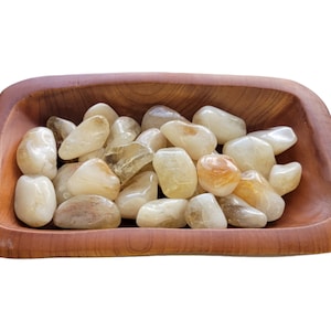 Citrine Tumbled Stones - Abundance, Positivity, and Manifestation - Crystal Healing