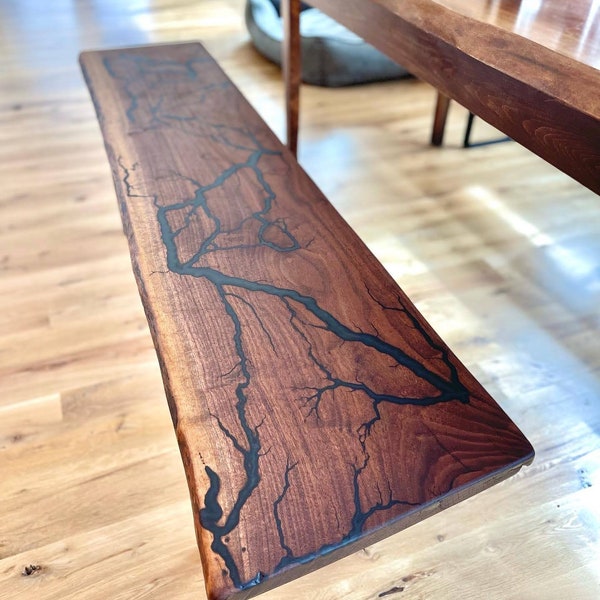 Wood Burn Table Etsy