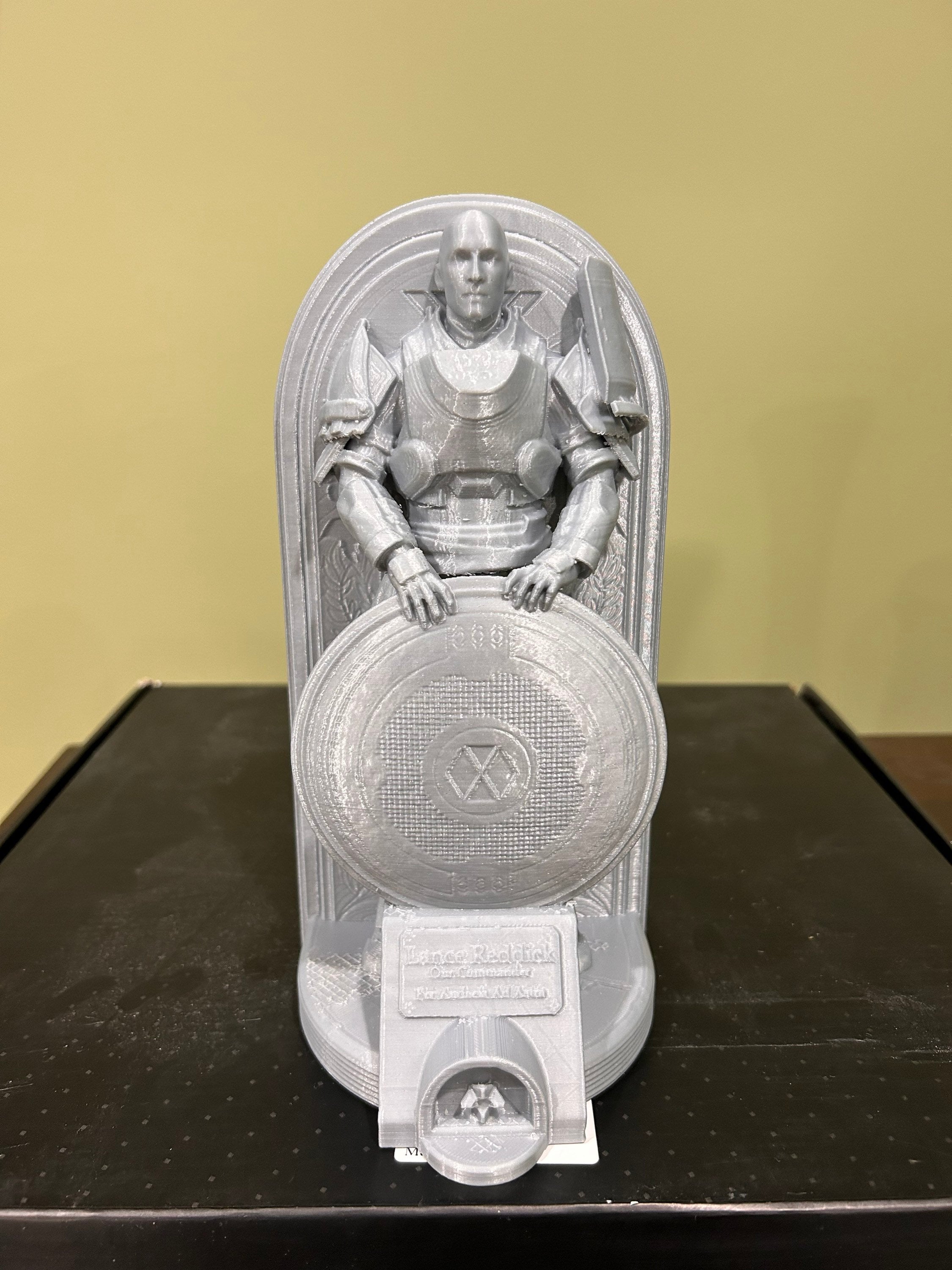 Lance Reddick Commander Zavala Statue Etsy UK