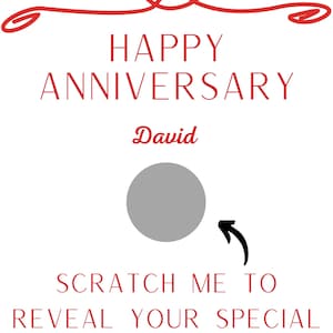 Customizable Adult Scratch Off Cards, Naughty Surprise, Gift For Him or Her, Unique Gift, Special Night, Anniversary, Birthday, Celebrations