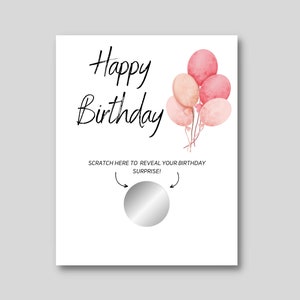 Biglietto d'Auguri Personalizzato e Personalizzato, Un Modo Unico per Rivelare il Tuo Regalo, Trendy e Divertente per Rendere Ancora Più Speciale il Giorno Speciale!