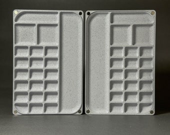 Lade-organizer uit twee delen: elektronica, handwerk, mechanica