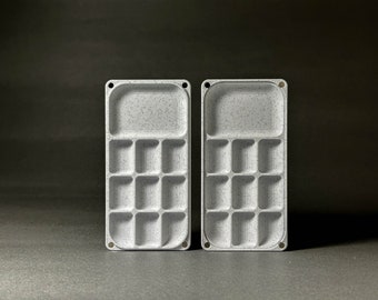 Opberger voor mini-onderdelenlade: 3D-geprint magnetisch tweedelig ontwerp