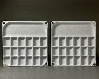 Magnetische onderdelenlade: tweedelige opberger voor elektronica, knutselen