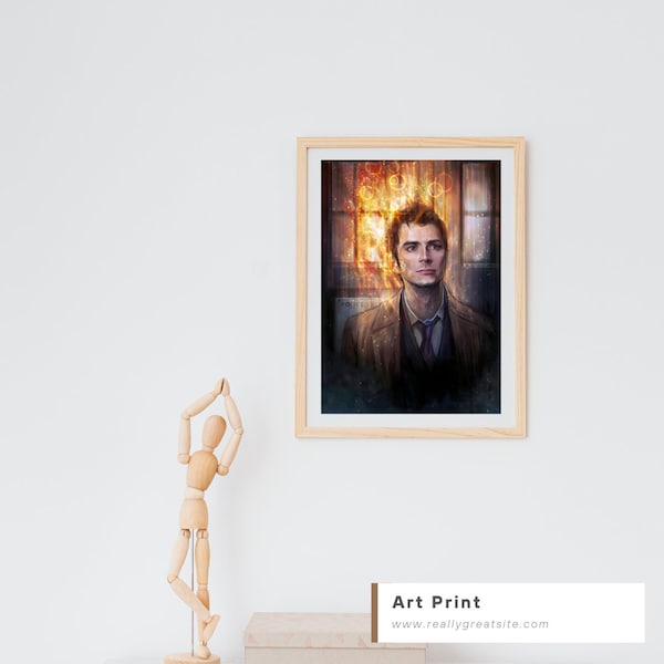 Doctor Who Art 10th Doctor Fandom Digital Print Art David Tennant Poster Geek Home Decoration Nerdy Fandom Poster Art Download