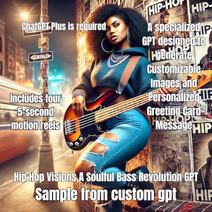 Hip Hop A soulful Bass Revolution GPT Un GPT spécialisé conçu pour générer des images et des messages sur les cartes de vœux Comprend quatre bobines de 5 secondes